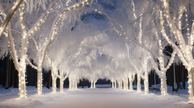 Christmas Lights Hanging in Alpharetta, GA