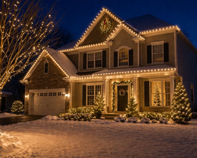 Christmas Lights Installation in Overland Park, KS