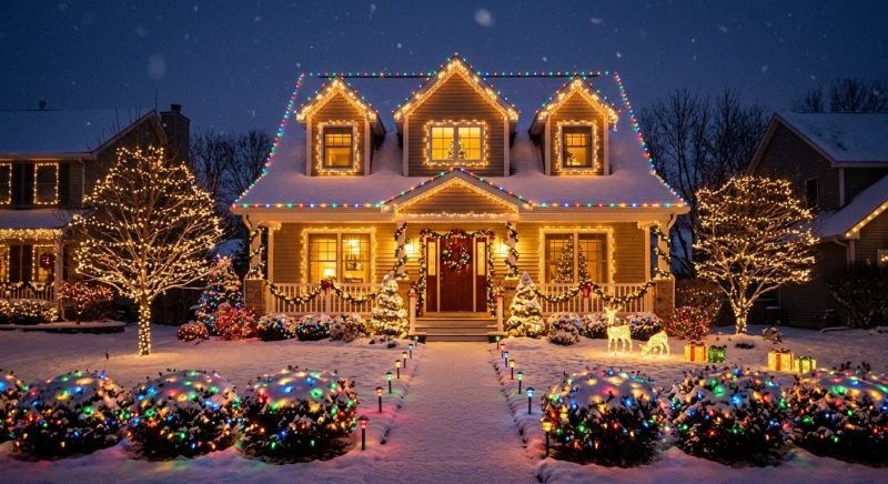 Christmas Lights Installation in Alpharetta, GA