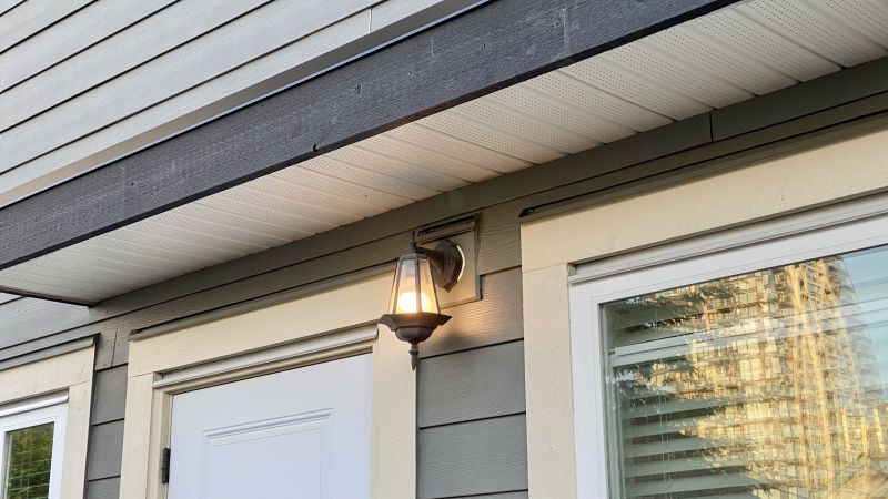 Exterior Lighting Installation detail