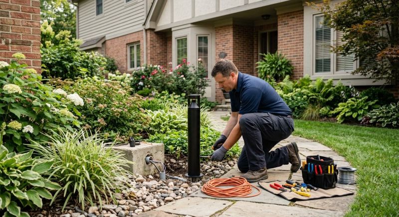 Garden Lighting Installation in Provo, UT