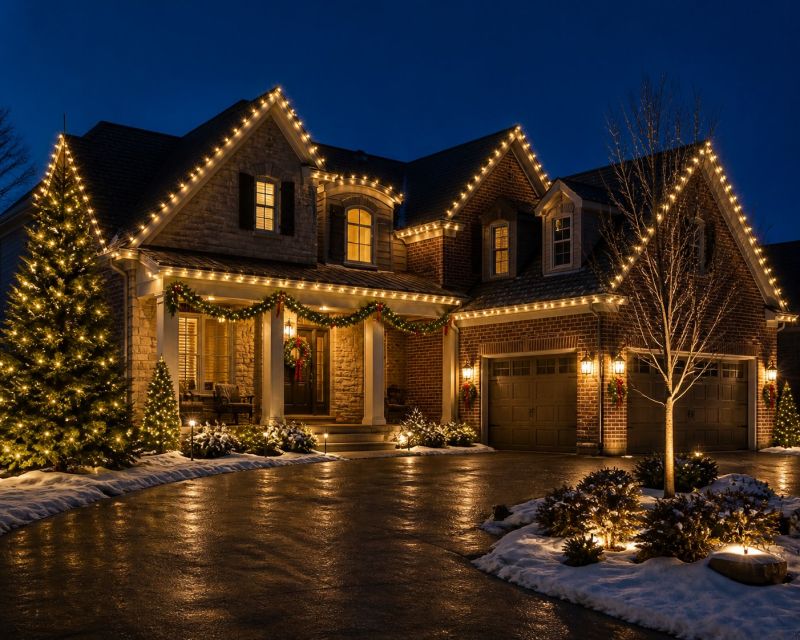 Xmas Lights Installation in Alpharetta, GA
